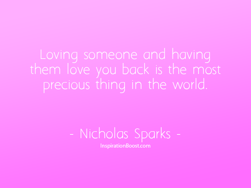 Nicholas Sparks Love Quotes
