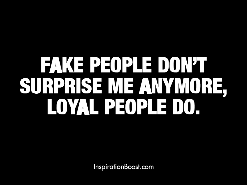 Fake People Quotes
