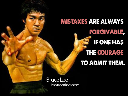 Bruce Lee, Bruce Lee Quotes, bruce lee quote, inspirational life quotes, famous quotes, inspiring quotes, mistake quotes