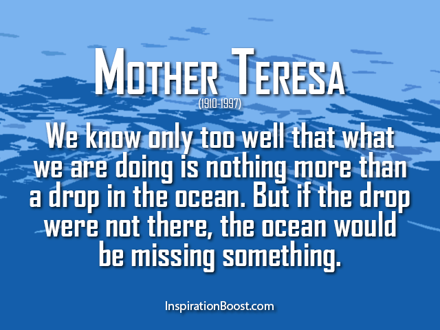 Mother Teresa Action Quotes
