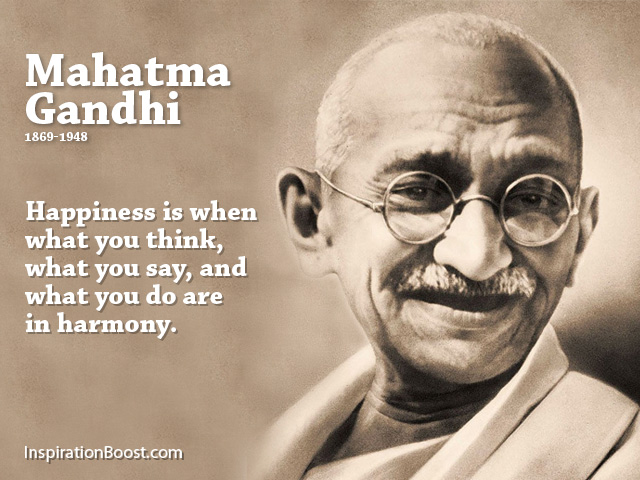 Mahatma Gandhi Famous Quotes