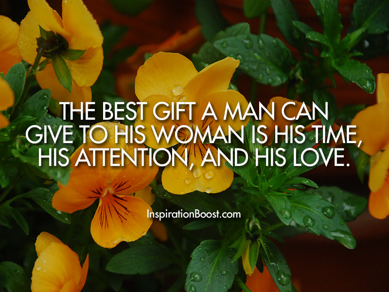 Best Gift a Man Can Give to Love One