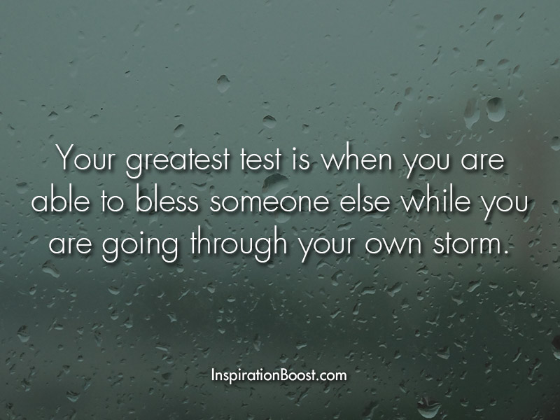 Greatest Test of Yours